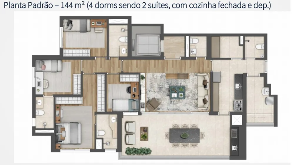 Apartamento, 1 quarto, 26 m² - Foto 5