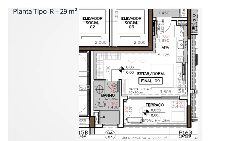 Apartamento, 1 quarto, 26 m² - Foto 2