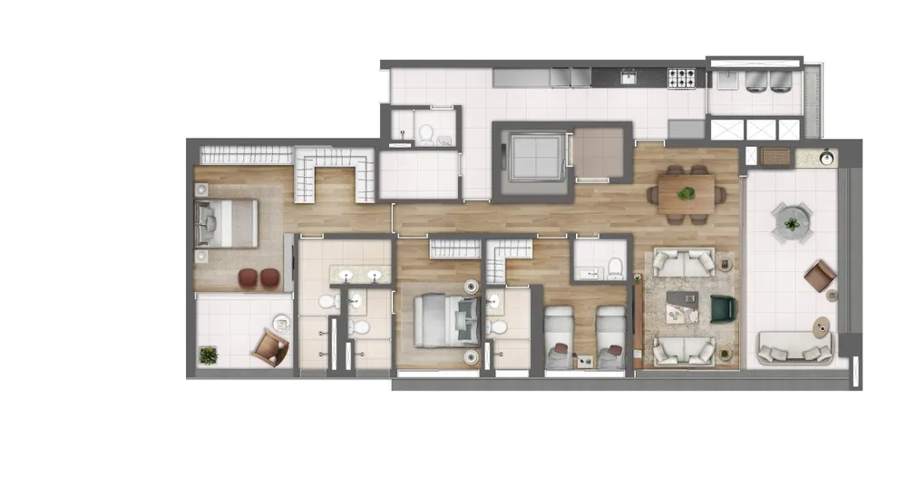 Apartamento, 3 quartos, 264 m² - Foto 7