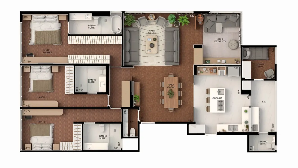 Apartamento, 4 quartos, 213 m² - Foto 5