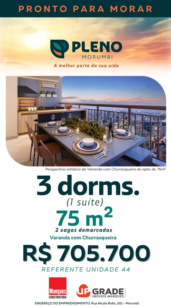 Apartamento, 3 quartos, 75 m² - Foto 1