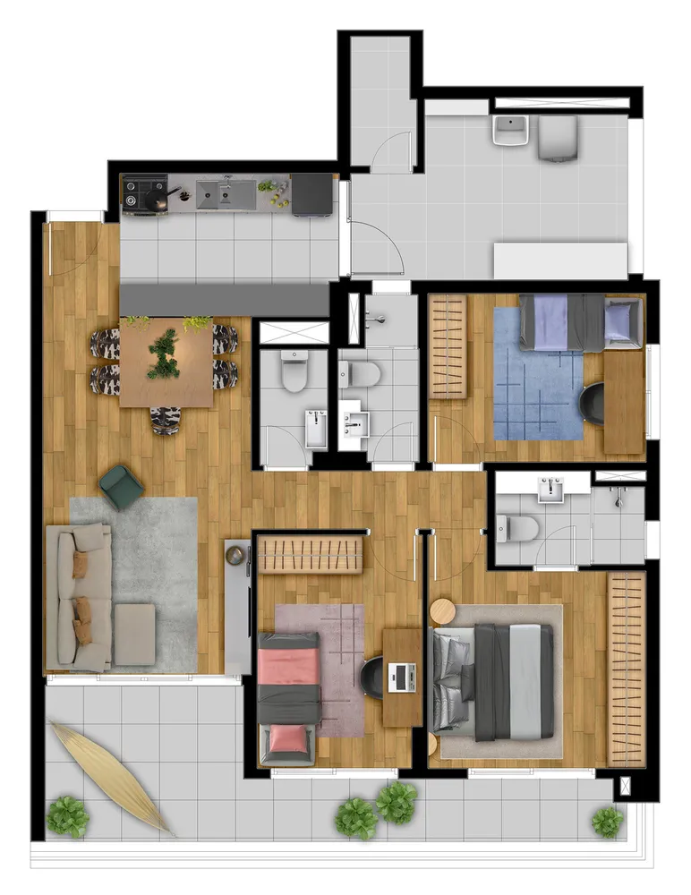 Apartamento, 3 quartos, 130 m² - Foto 27