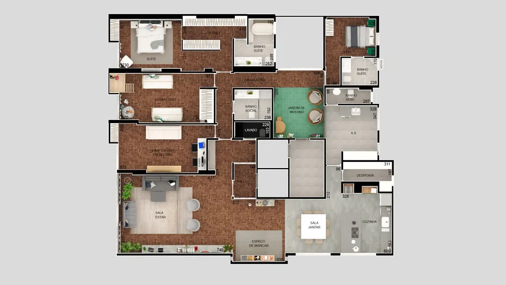 Apartamento, 3 quartos, 253 m² - Foto 5