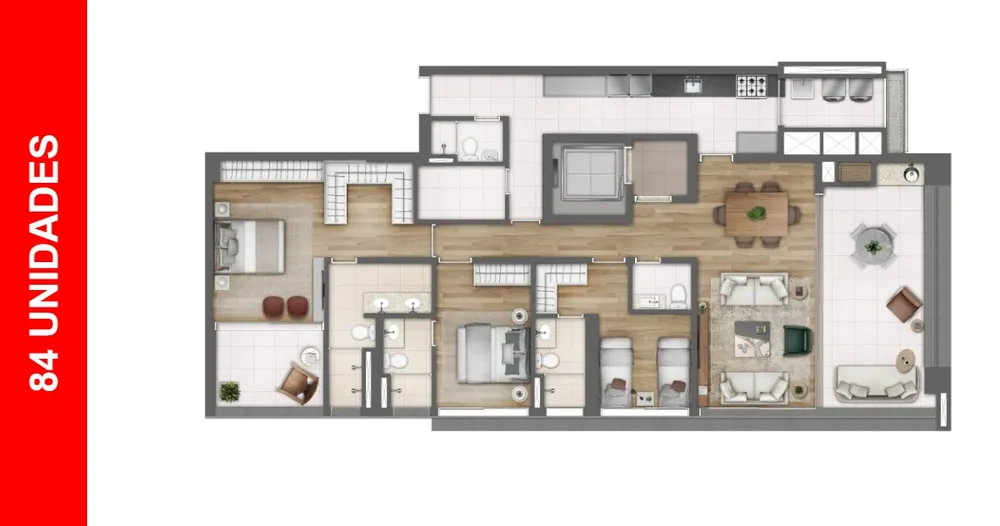 Apartamento, 3 quartos, 170 m² - Foto 8