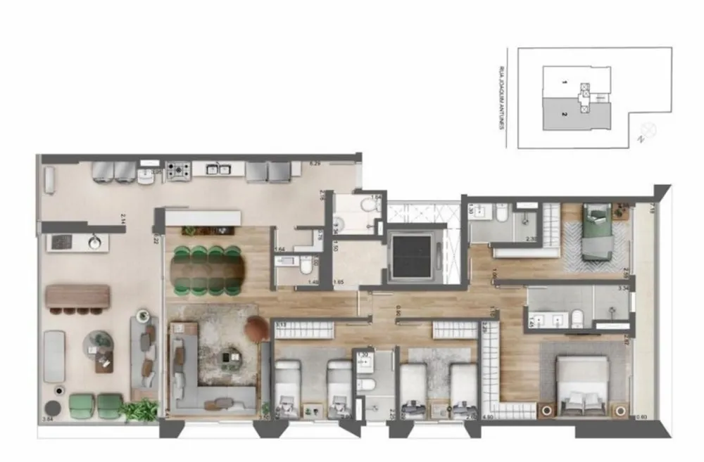 Apartamento, 4 quartos, 174 m² - Foto 8