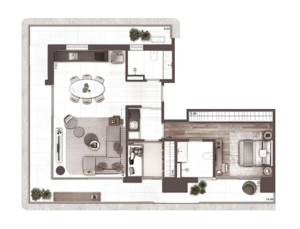 Apartamento, 2 quartos, 91 m² - Foto 16