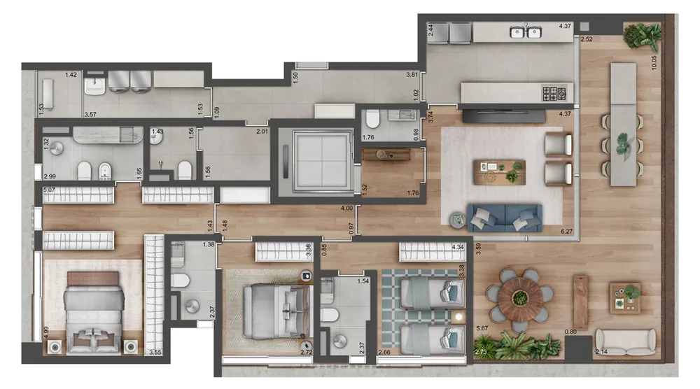 Cobertura, 4 quartos, 350 m² - Foto 15