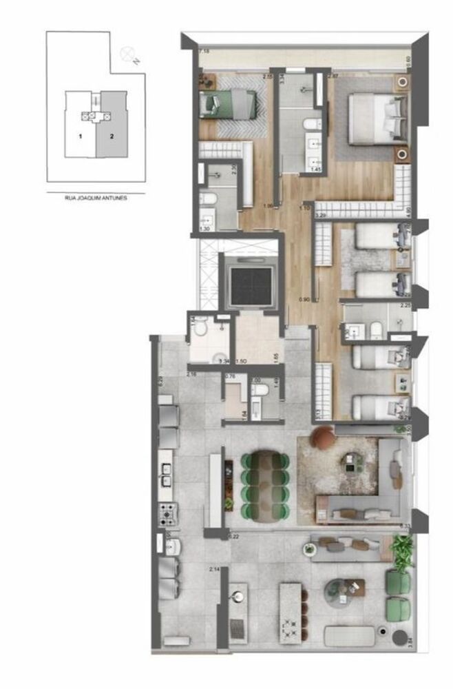 Apartamento à venda com 1 quarto, 33m² - Foto 5