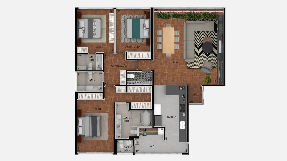 Apartamento, 3 quartos, 141 m² - Foto 20