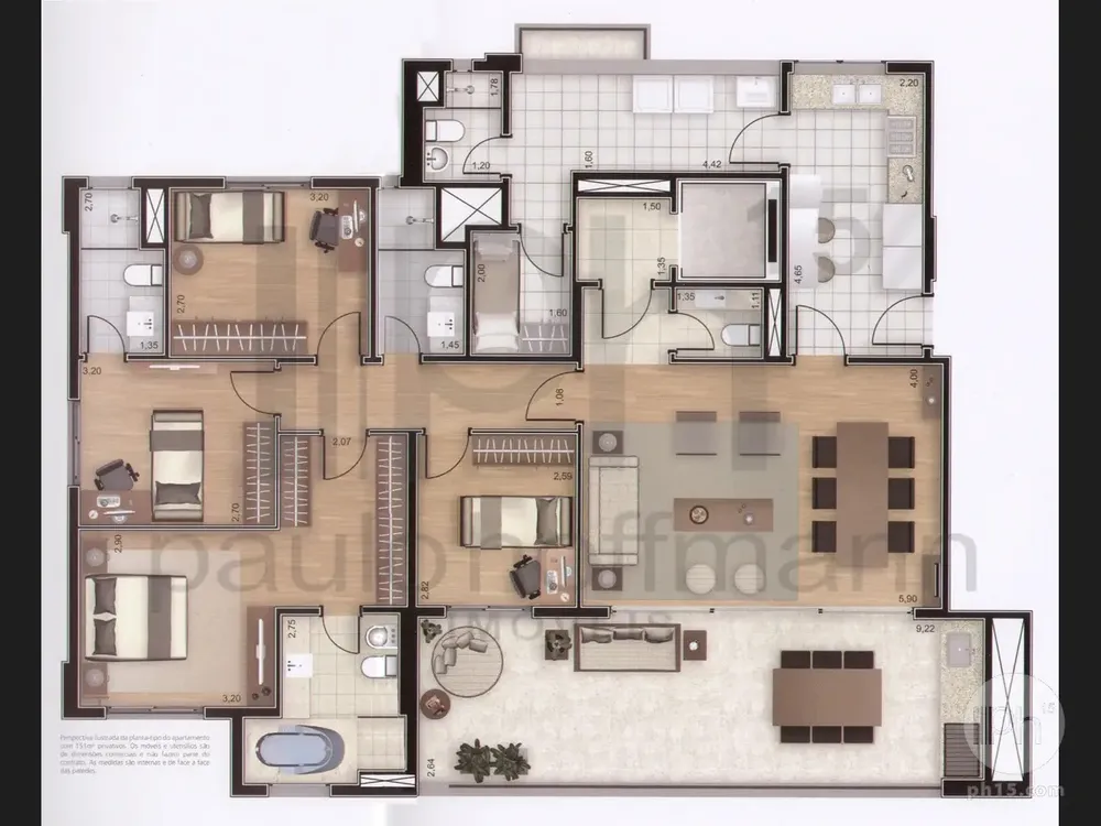 Apartamento, 2 quartos, 151 m² - Foto 7