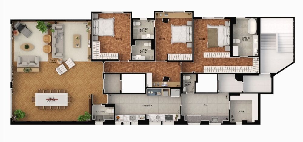 Apartamento, 3 quartos, 219 m² - Foto 4