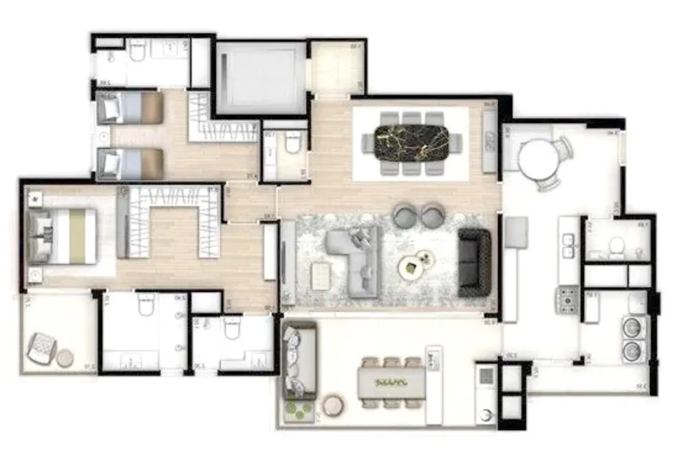 Apartamento, 2 quartos, 161 m² - Foto 16