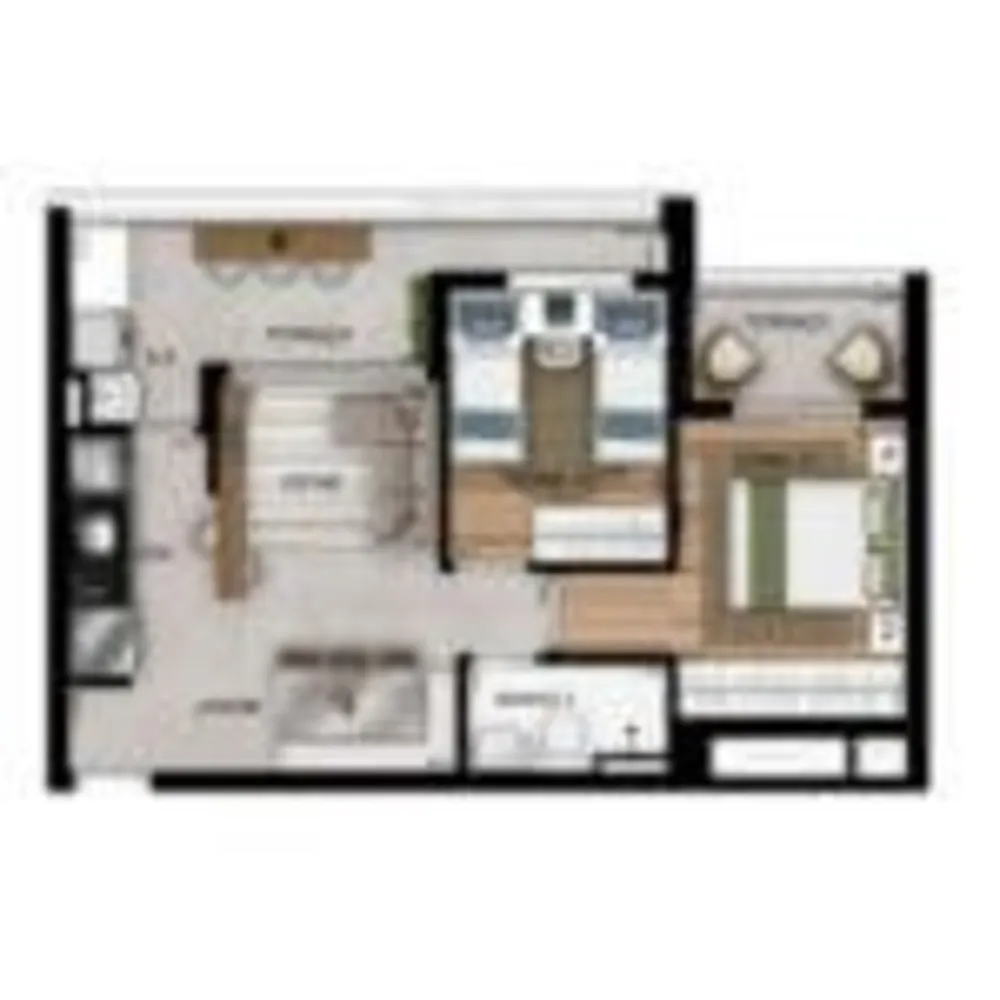 Apartamento, 2 quartos, 56 m² - Foto 7