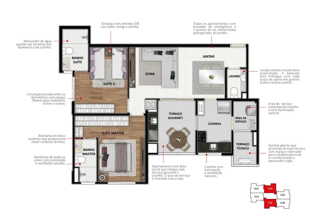 Apartamento, 2 quartos, 82 m² - Foto 8