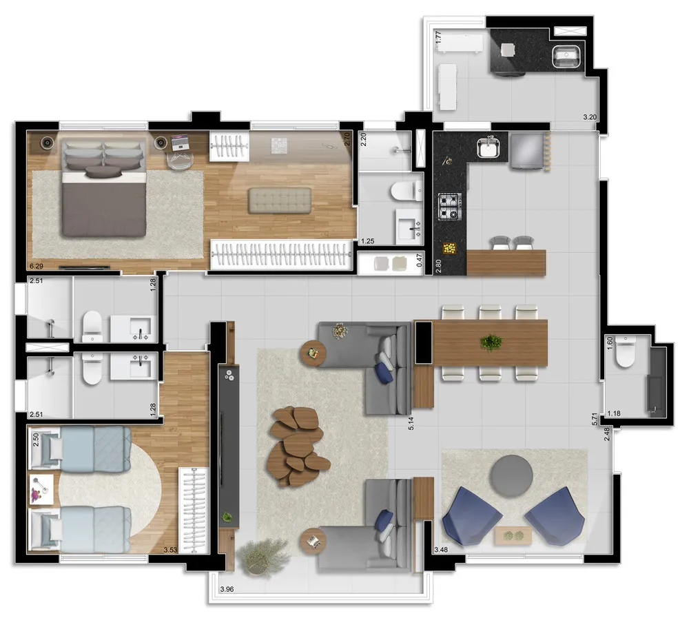 Apartamento, 3 quartos, 113 m² - Foto 16