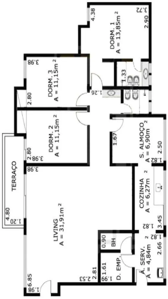 Apartamento, 3 quartos, 143 m² - Foto 14