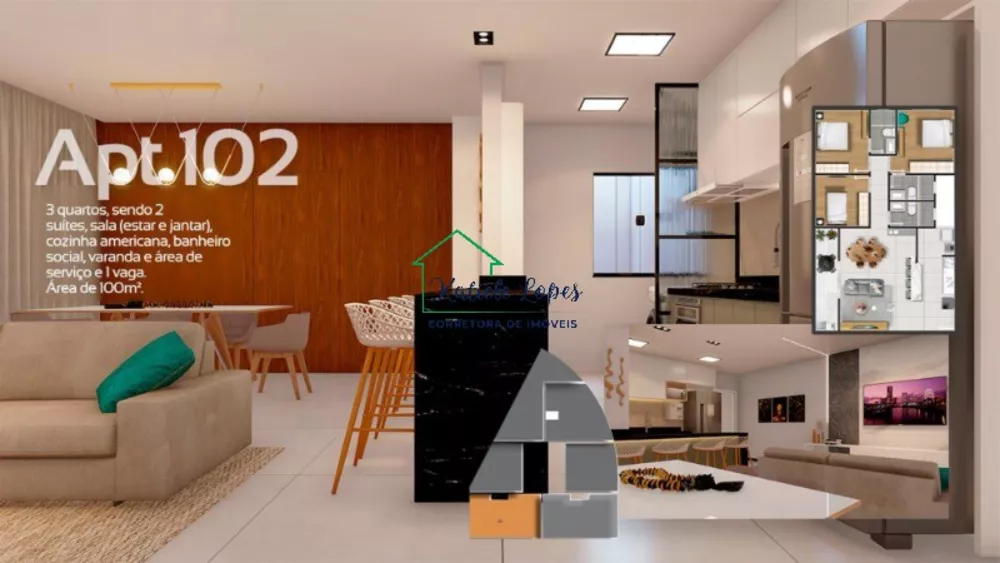 Apartamento, 2 quartos, 92 m² - Foto 3