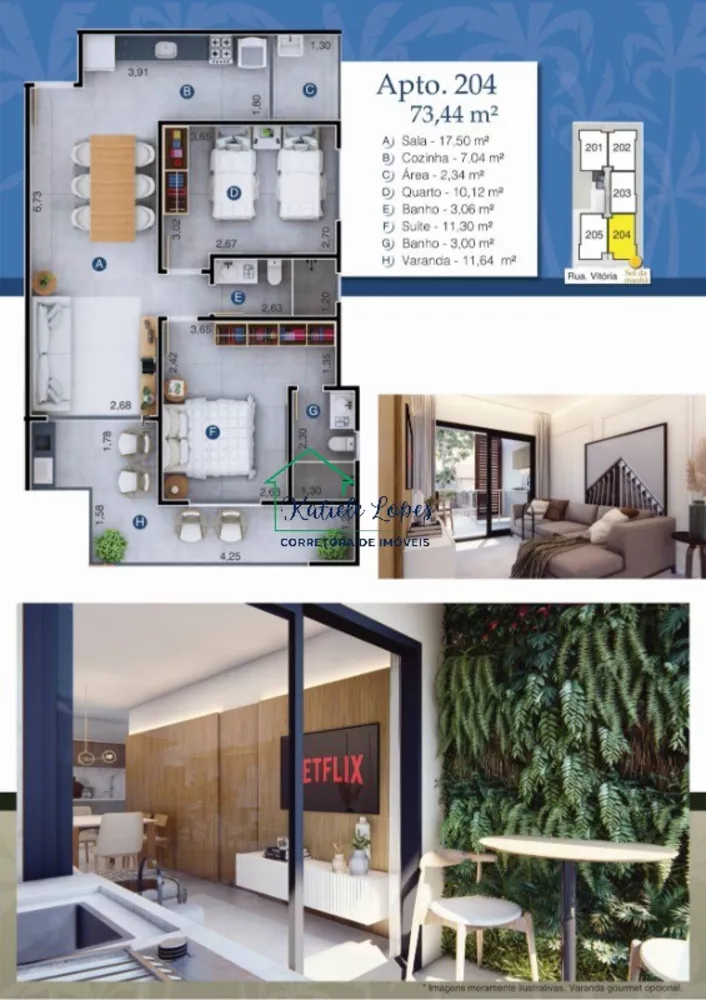 Apartamento, 2 quartos, 72 m² - Foto 7