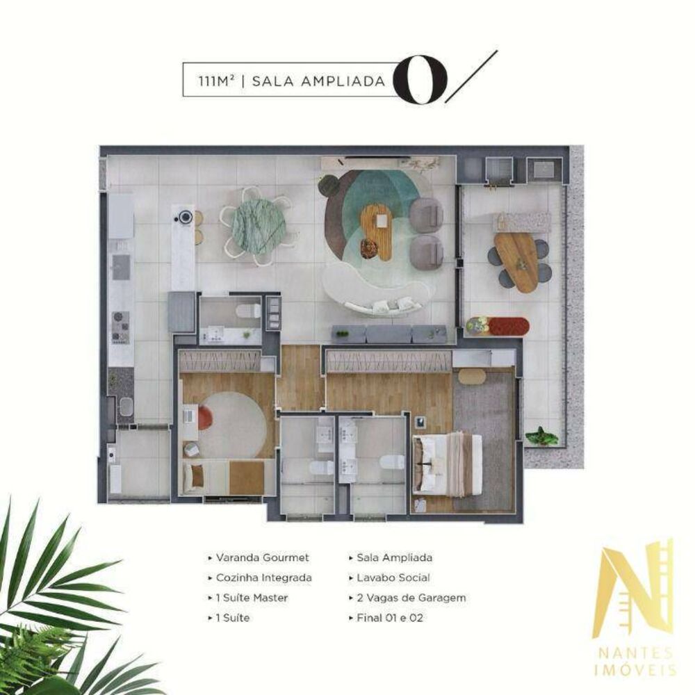 Apartamento, 3 quartos, 111 m² - Foto 3