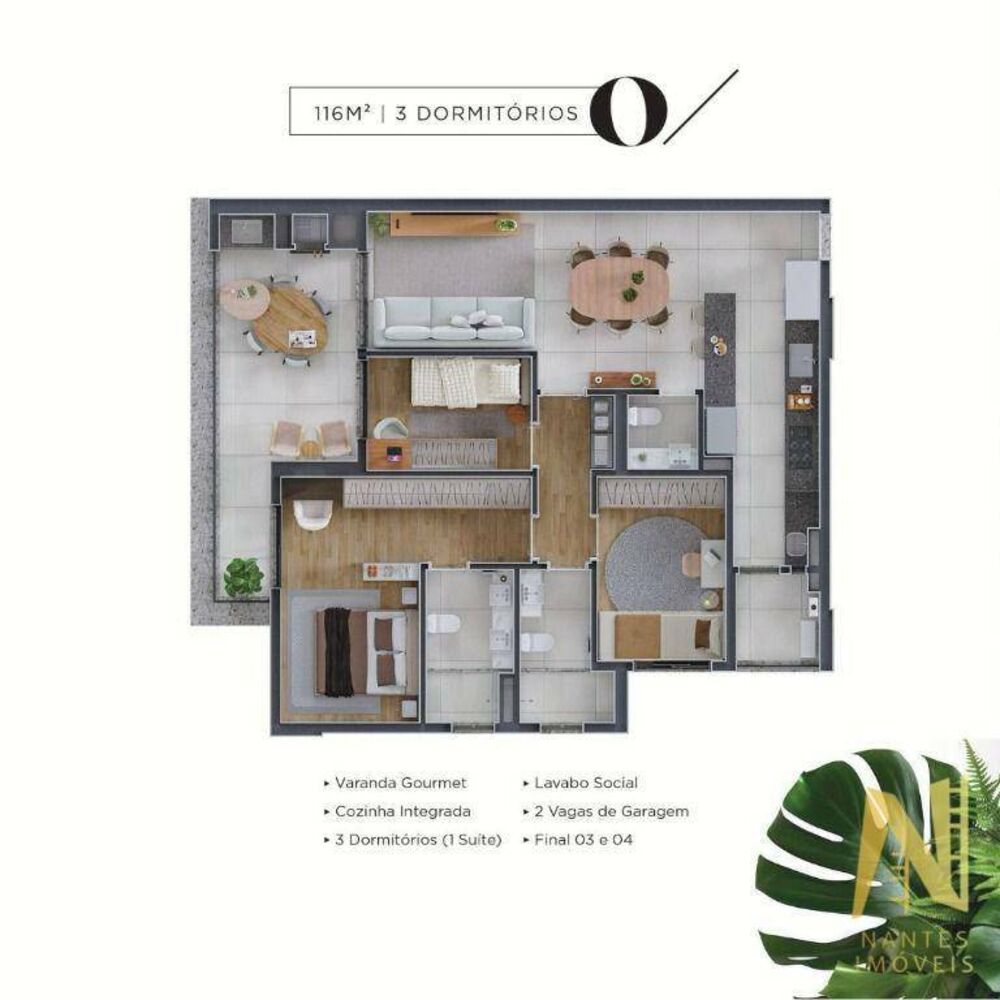 Apartamento, 3 quartos, 111 m² - Foto 4