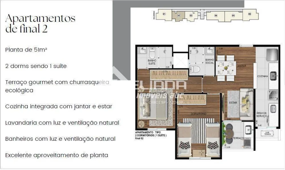 Apartamento, 3 quartos, 75 m² - Foto 10