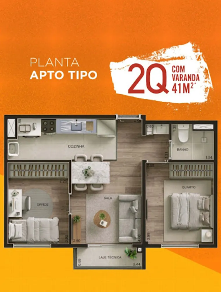 Apartamento, 2 quartos, 41 m² - Foto 12