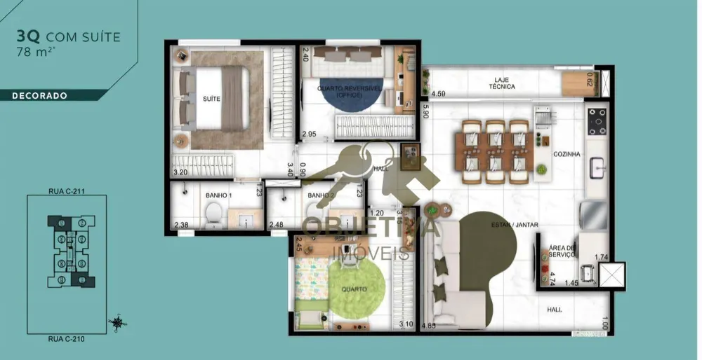 Apartamento, 3 quartos, 76 m² - Foto 19