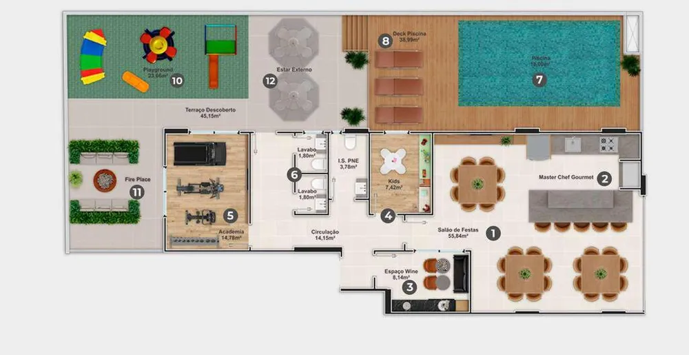 Apartamento, 3 quartos, 131 m² - Foto 3