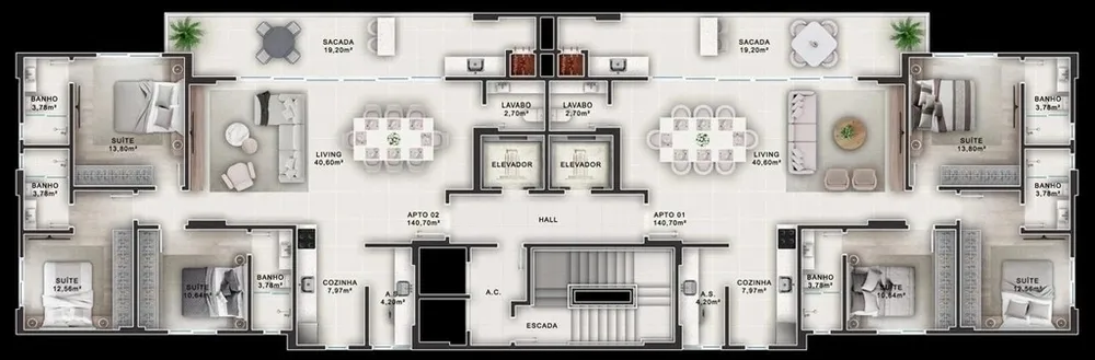 Apartamento, 140 m² - Foto 3