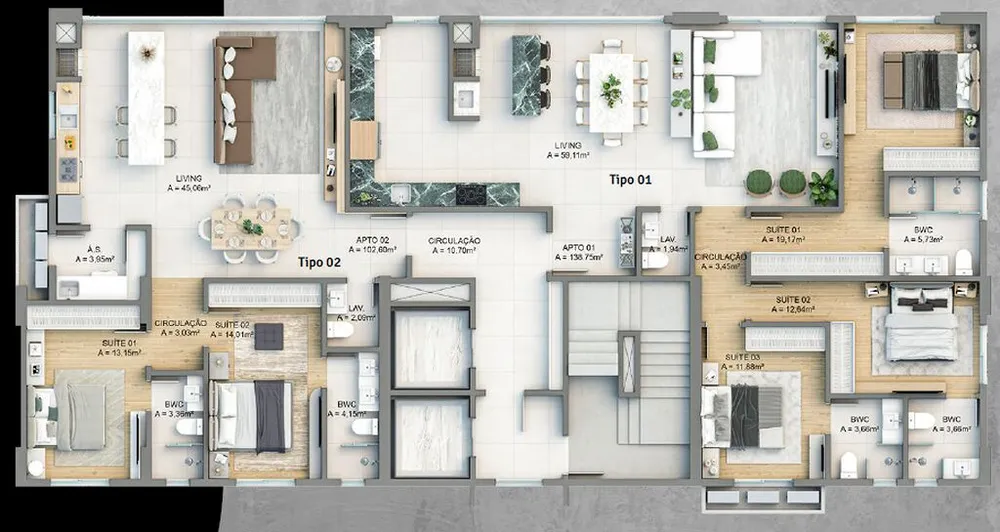 Apartamento, 3 quartos, 352 m² - Foto 5