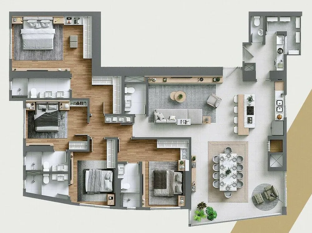 Apartamento, 4 quartos, 388 m² - Foto 7