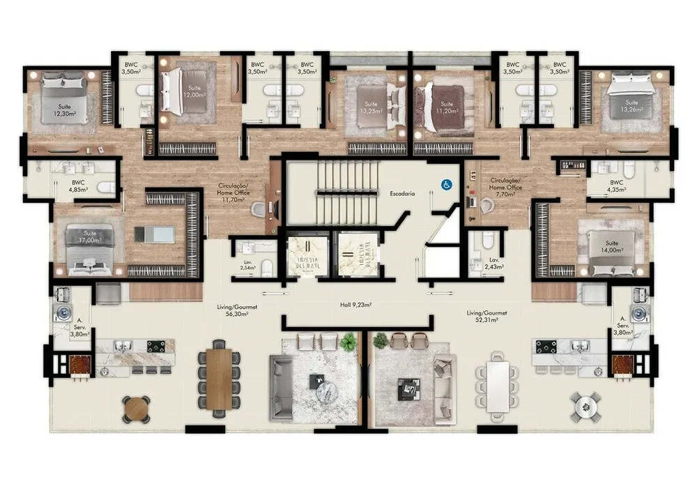 Apartamento, 164 m² - Foto 12