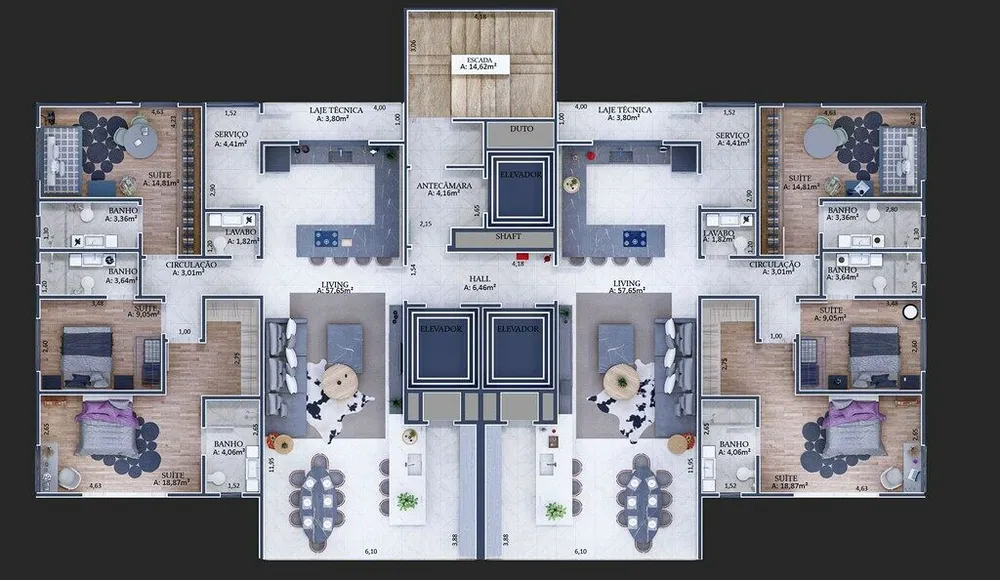Apartamento, 153 m² - Foto 1