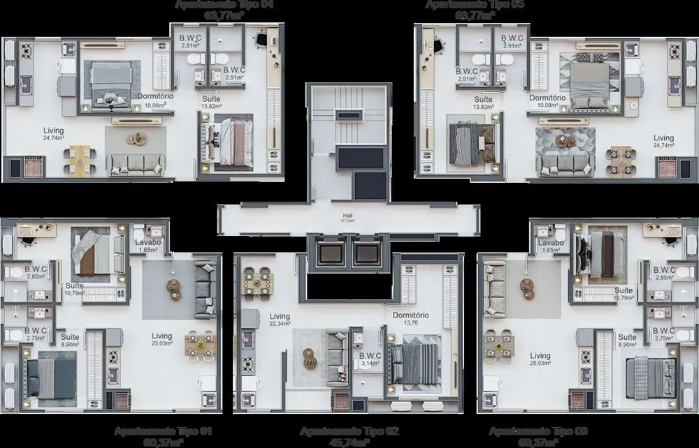 Apartamento, 60 m² - Foto 3
