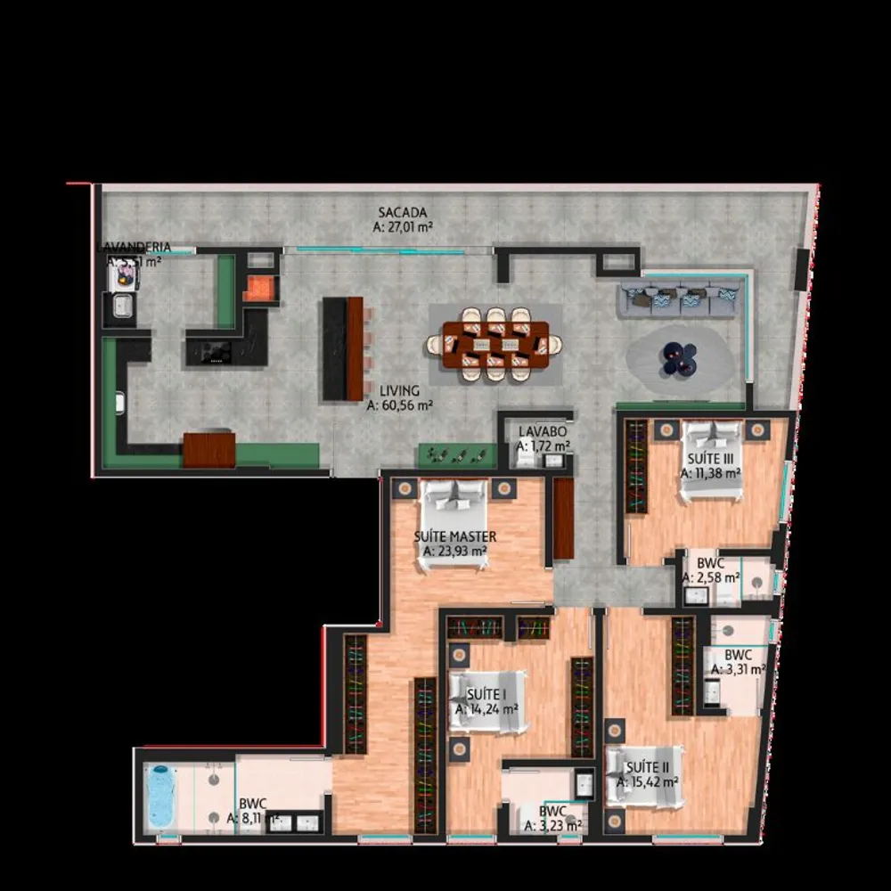 Apartamento, 159 m² - Foto 11