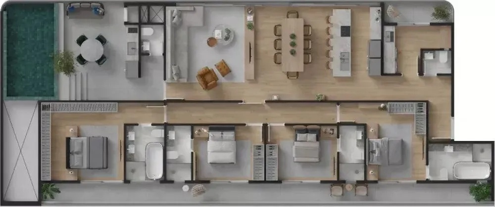 Apartamento, 4 quartos, 319 m² - Foto 2