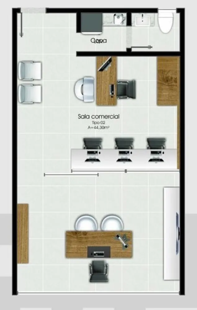 Depósito-Galpão, 89 m² - Foto 4