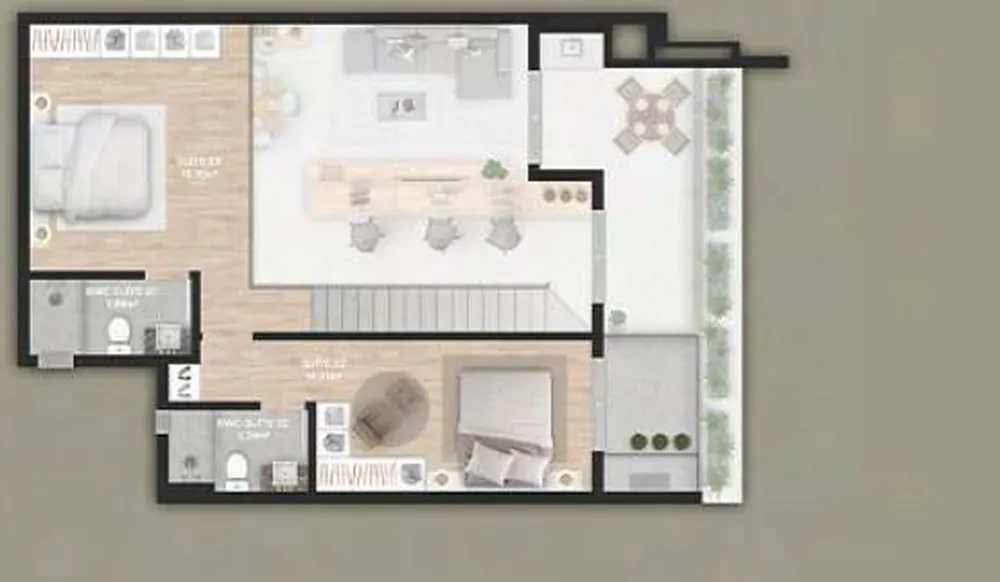 Apartamento, 2 quartos, 80 m² - Foto 2