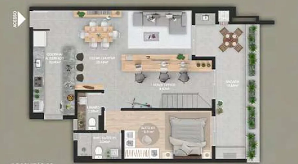 Apartamento, 2 quartos, 80 m² - Foto 12