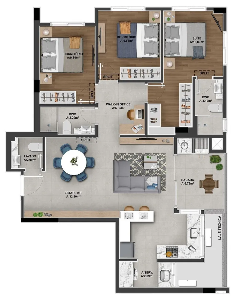 Apartamento, 111 m² - Foto 12