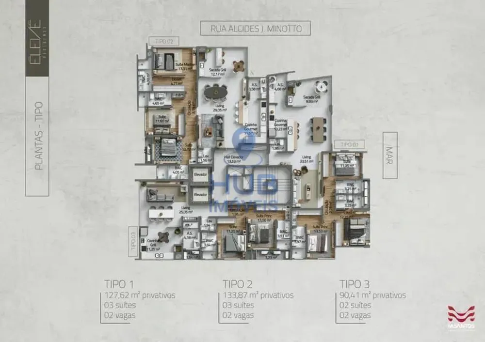 Apartamento, 2 quartos, 90 m² - Foto 3
