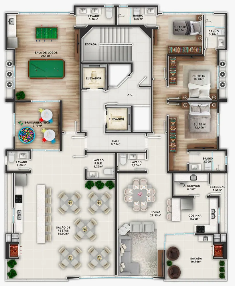 Apartamento, 248 m² - Foto 1