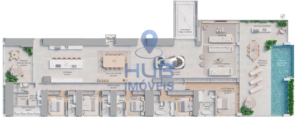 Apartamento, 5 quartos, 420 m² - Foto 7