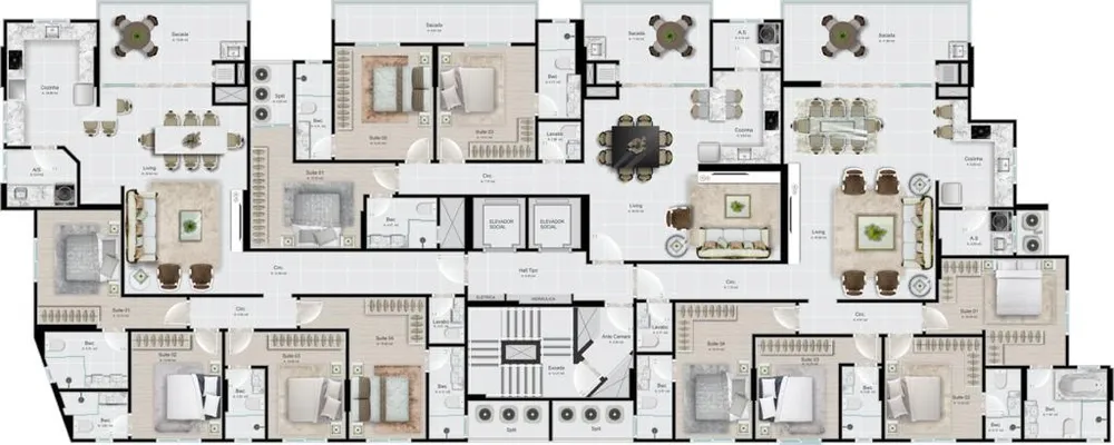 Apartamento, 3 quartos, 163 m² - Foto 7