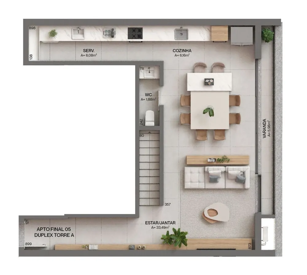 Apartamento, 2 quartos, 77 m² - Foto 4