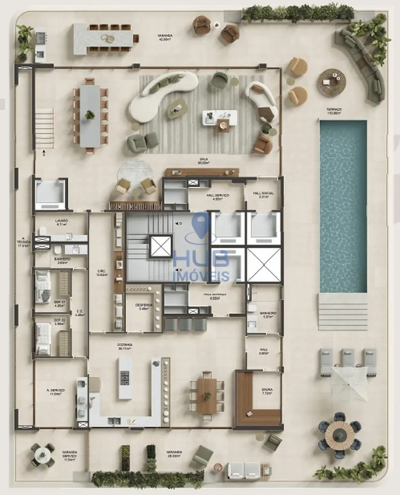 Apartamento, 4 quartos, 1189 m² - Foto 13