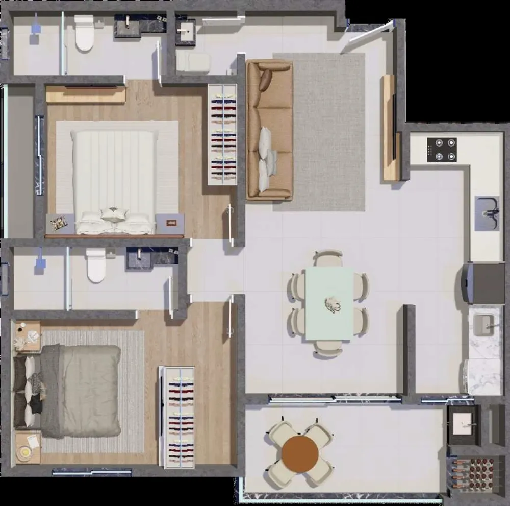 Apartamento, 3 quartos, 115 m² - Foto 6