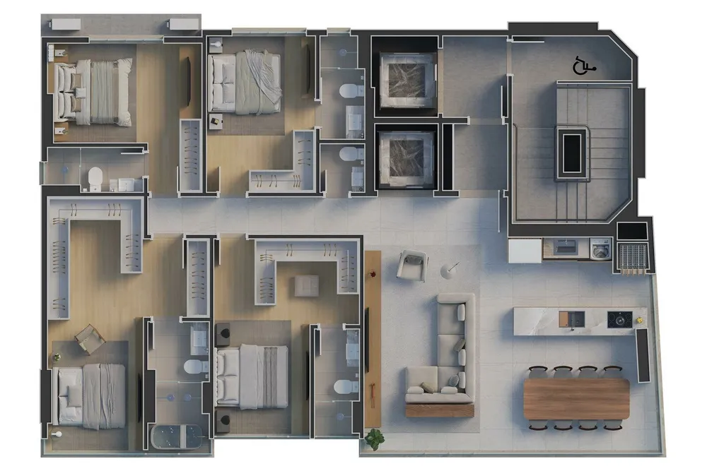 Apartamento, 4 quartos, 165 m² - Foto 8