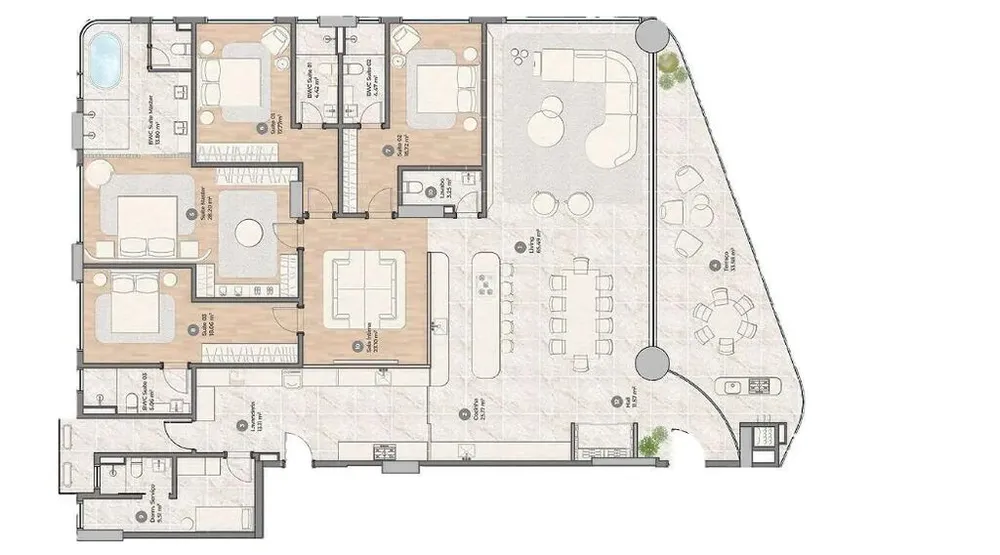 Apartamento, 4 quartos, 531 m² - Foto 1