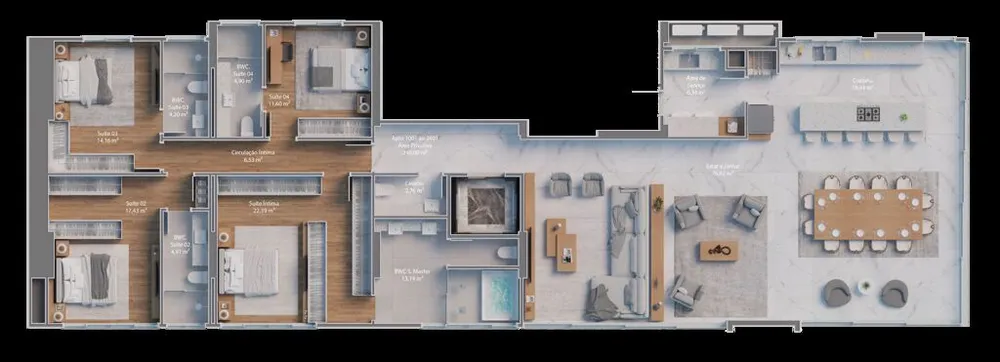 Apartamento, 205 m² - Foto 12